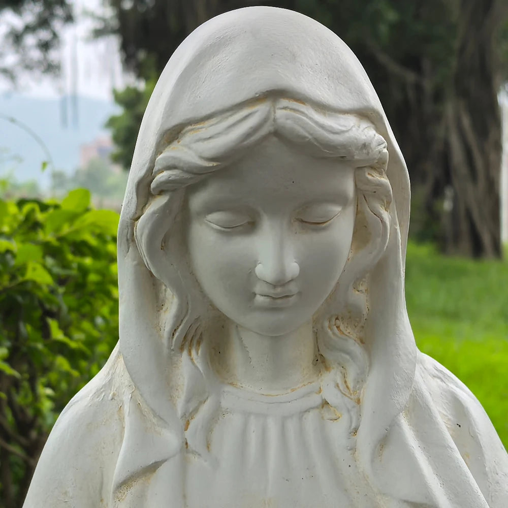 Virgin Mary Praying Statue, Outdoor Garden Religious Decorations Clearance for Home Yard Patio Lawn Hallway