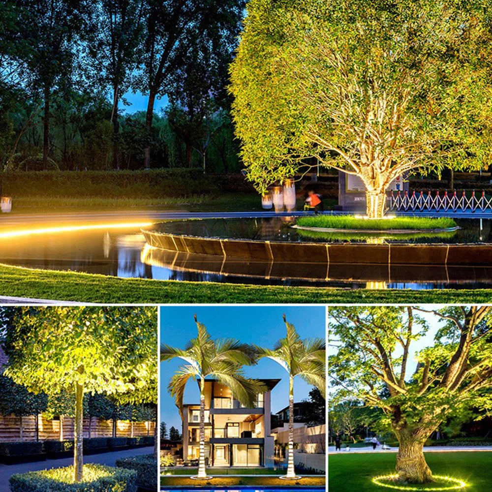 LED Tree Hugging Lamp Outdoor Waterproof IP65 Spotlight Night Decorative Tree Holding Lighting Lamp for Garden Park Courtyard