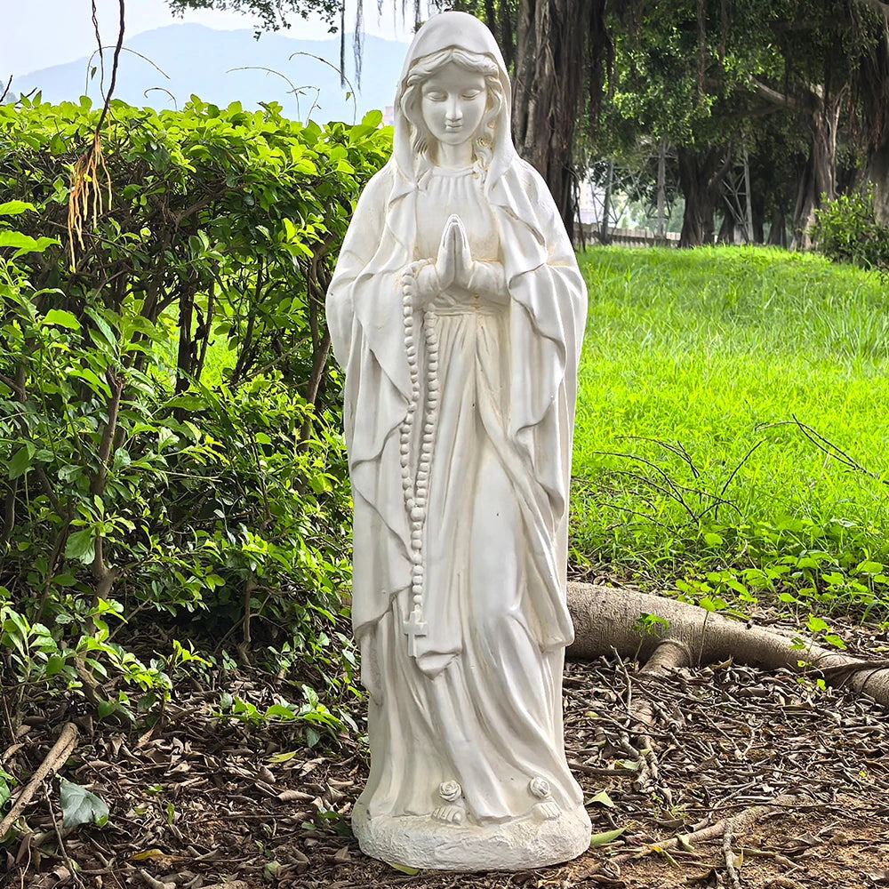 Virgin Mary Praying Statue, Outdoor Garden Religious Decorations Clearance for Home Yard Patio Lawn Hallway